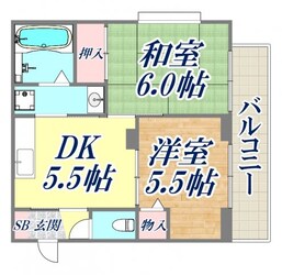 トリヴァンベール門前の物件間取画像